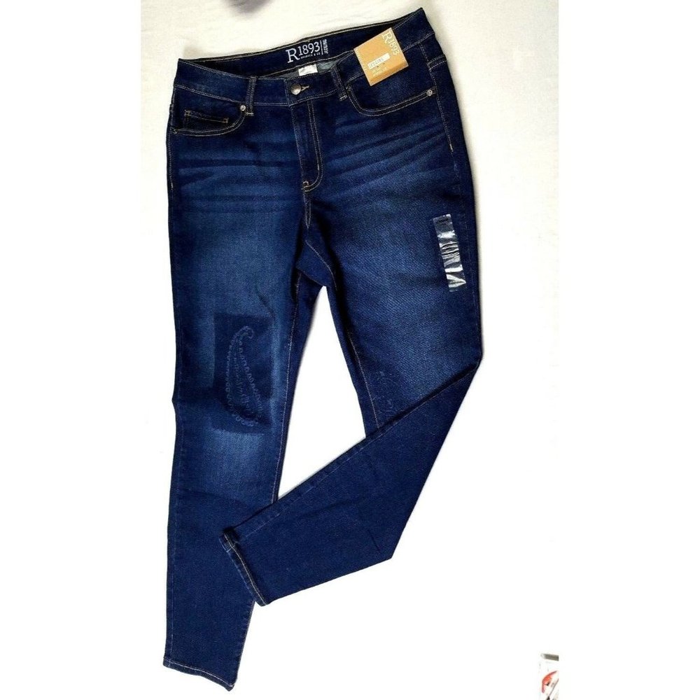 Womens sz 12 Sears Roebuck Jegging Jeans blue skin